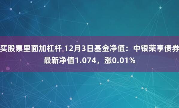 买股票里面加杠杆 12月3日基金净值：中银荣享债券最新净值1.074，涨0.01%