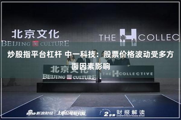 炒股指平台杠杆 中一科技：股票价格波动受多方面因素影响